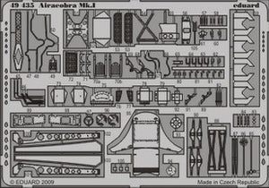 ED49435 1/48 Bell P-39 Airacobra Mk.I (self adhesive) PRE-PAINTED IN COLOUR! (designed to be used to be used with Hasegawa kits)