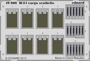 ED49666 Eduard 1/48 H-34 Cargo seatbelts