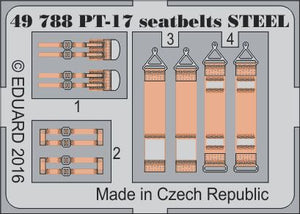 ED49788 Eduard 1/48 Stearman PT-17 Kaydet seatbelts (Revell kits)