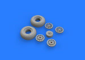 EDS632116 Eduard 1/32 North-American P-51D Mustang New Tool wheels (Revell kits)