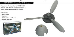 ED648672 Eduard 1/48 Messerschmitt Bf-109G-10 propeller 1/48 (Eduard kits) (Oct 2021 release)