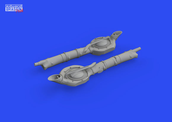 Eduard Brassin ED648791 Lockheed P-38J Lightning superchargers 3D PRINTED 1/48 (designed to be used with Tamiya kits)