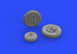 ED672236 Eduard 1/72 Mikoyan MiG-21PF wheels (Eduard kits)