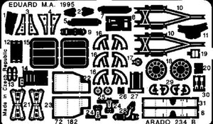 Eduard ED72182 1/72 Arado Ar-234B-2 'Blitz' (designed to be used with Dragon and Hobby 2000 kits)