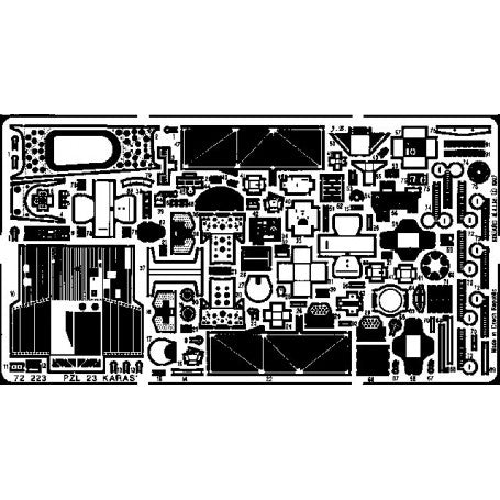 ED72223 Eduard 1/72 PLZ-23 Karas (Heller)