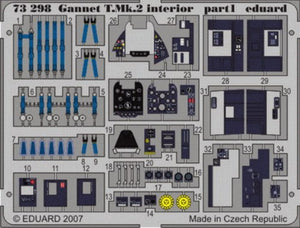 ED73298 Eduard 1/72Fairey Gannet T.2 interior PRE-PAINTED IN COLOUR! (Trumpeter kits)