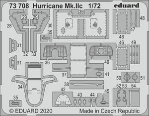 ED73708 Eduard 1/72 Hawker Hurricane Mk.IIc (Arma Hobby kits)