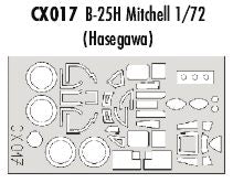 EDCX017 Eduard 1/72  B-25-H (Hasegawa)