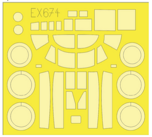 EDEX674 Eduard 1/48 Douglas B-26B-50 Invader  (ICM kits)