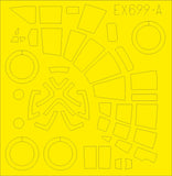 EDEX699 Eduard 1/48Heinkel He-111Z 'Zwilling' TFace (interior and exterior canopy masks)  (ICM kits)