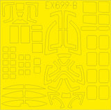 EDEX699 Eduard 1/48Heinkel He-111Z 'Zwilling' TFace (interior and exterior canopy masks)  (ICM kits)