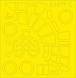 EDEX699 Eduard 1/48Heinkel He-111Z 'Zwilling' TFace (interior and exterior canopy masks)  (ICM kits)