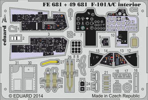 EDFE681 Eduard 1/48 F-101A/C interior S.A  (Kitty Hawk)