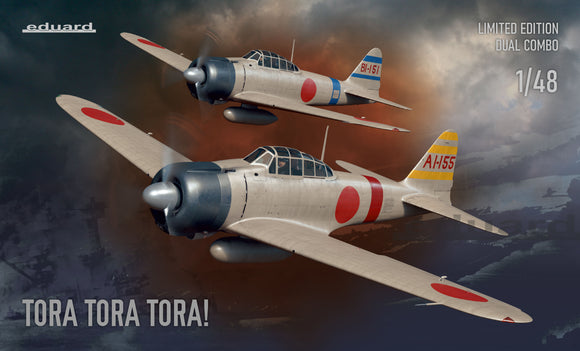 EDK11155 Eduard 1/48 TORA TORA TORA! Limited edition kit of the Japanese WWII naval fighter aircraft Mitsubishi A6M2 Type 21