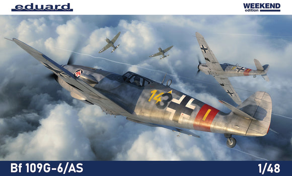 EDK84169 Eduard 1/48 Messerschmitt Bf-109G-6/AS Weekend edition kit