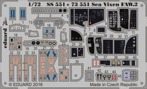 EDSS551 Eduard 1/72 de Havilland Sea Vixen FAW.2 (Cyber-Hobby kits)
