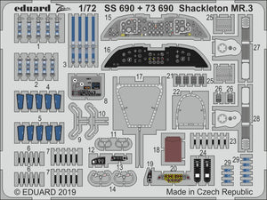 EDSS690 Eduard 1/72 Avro Shackleton MR.3 (Revell kits)