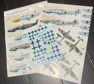 EMD7201 1/72 Messerschmitt Bf-109E-1/Bf-109E-3 Early Emils Part 1