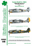 EXED48002 Exito Decals 1/48 Focke-Wulf Fw-190A-3 Wulf PacK vol.1