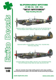 EXED48003 Exito Decals 1/48 “Sexy Spitfires" and includes markings for three aircraft: