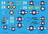 EXED48009 Exito Decals 1/48 Lockheed P-38F/G Lightning - "Lightning Strike"