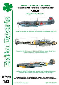 EXED72013 1/72 Eastern Front Fighters vol.2 - Yak-1b - Bf-110 - Bf-109