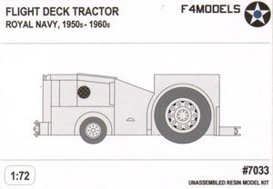F4M7033 F4 Models Flight Deck Tractor " Royal Navy, 1950s-1960s