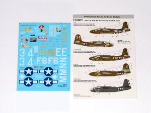 FBOT48019A Foxbot  1/48 Douglas A-20 Boston "Pin-Up Nose Art" Part # 1 (Stencils not included)