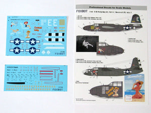 FBOT72007 Foxbot  1/72 Pin-Up Nose Art Douglas A-20 Boston and Stencils, Part 2