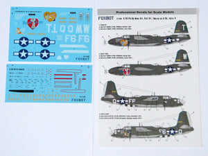 FBOT72009 Foxbot  1/72 Douglas A-20 Pin-Up Nose Art, Part IV