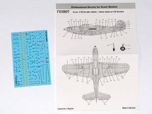 FBOT72031 Foxbot  1/72 Bell P-39 Airacobra Stencils