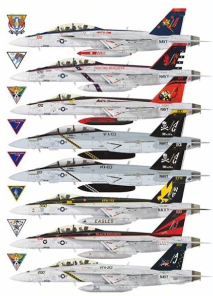 FTD48076 Fightertown Decals 1/48  Rhino  Air Wing CAGS Pt II