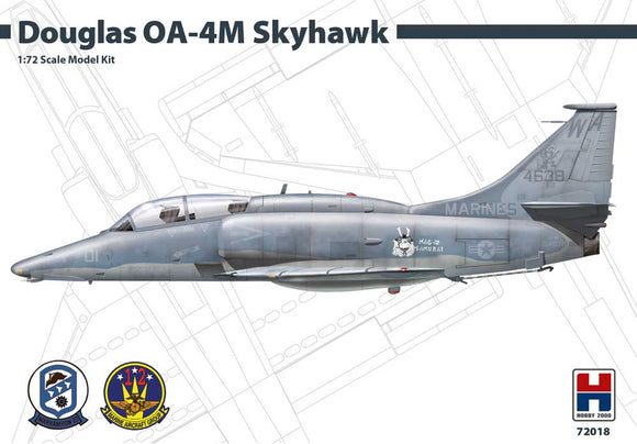 H2K72018 Hobby 2000 1/72 Douglas OA-4M Skyhawk - Samurai (ex-Fujimi, Cartograf decals and Pmask masks)