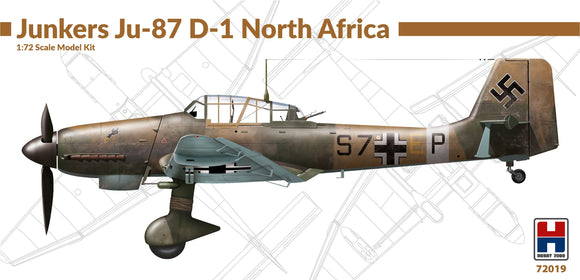 H2K72019 Hobby 2000 1/72 Junkers Ju-87D-1 ‘Stuka’ North Africa (ex-Fujimi, Cartograf decals and Pmask masks)