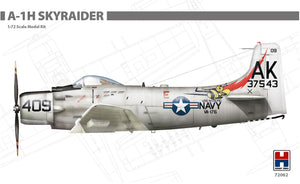 Hobby 2000 H2K72062 1/72 Douglas A-1H Skyraider ex-HASEGAWA+ CARTOGRAF decals+ MASK