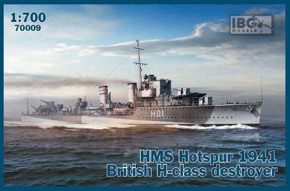 IBG70009 IBG Models 1/700 HMS Hotspur 1941 British H-class destroyer