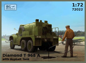 IBG72022 IBG Models 1/72 Diamond T 968A with Asphalt Tank