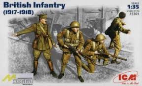 ICM35301 ICM 1/35 British (WWI) Infantry 1917-1918