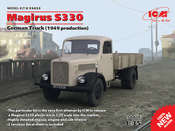 ICM35452 ICM 1/35 Magirus S330 German Truck (1949 production) (100% new moulds)