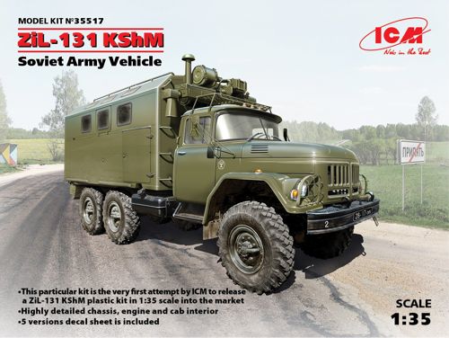 ICM35517 ICM 1/35 Soviet ZiL-131 KShM, Soviet Army Vehicle