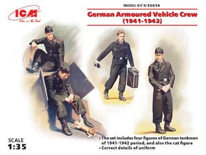 ICM35614 ICM 1/35 German Armoured Vehicle Crew (1941-1942) (WWII)