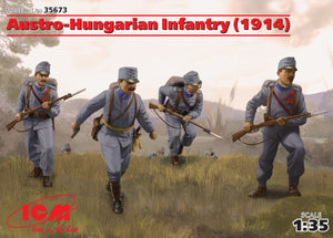 ICM35673 ICM 1/35 Austro-Hungarian Infantry (1914) (4 figures)
