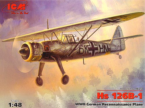 ICM48212 ICM 1/48 Hs 126B-1 WWII German Reconnaissance  Plane