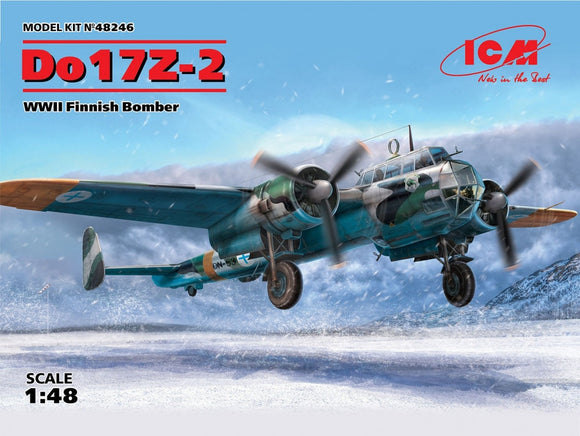 ICM48246 ICM 1/48 Do 17Z-2 WWII Finnish Bomber