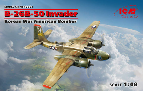 ICM48281 ICM Douglas B-26B-50 Invader Korean War American Bomber (100% new molds)