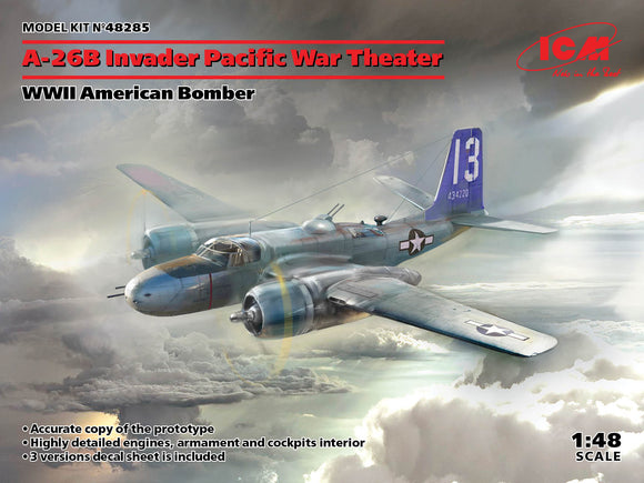 ICM48285 ICM 1/48 Douglas A-26B Invader Pacific War Theater, WWII