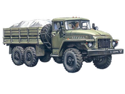 ICM72711 ICM 1/72 Ural 375D Utility Truck