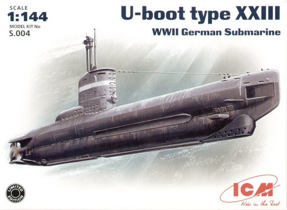 ICMS004 ICM 1/144 U-Boat type XXIII (submarine)