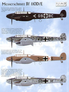 ILD48016 Iliad Design 1/48 Messerschmitt Bf-110D/Bf-110E (4)