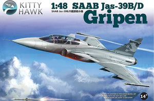 KH80118 Kitty Hawk Model 1/48 Saab JAS-39B/D Gripen